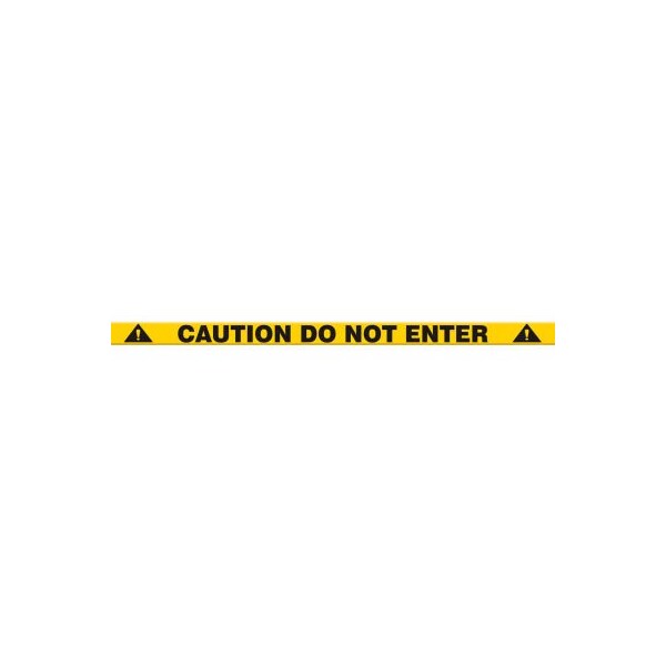 Accuform Accuform Tough-Mark Heavy-Duty Message Strip, Caution Do Not Enter, 3inx48in PTP209 - main